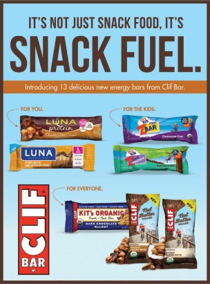 Trade Advertising in the natural foods industry - Clif Bar