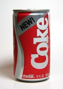 New Coke marketing failure