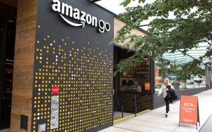 bricks and clicks retail marketing Amazon Go store