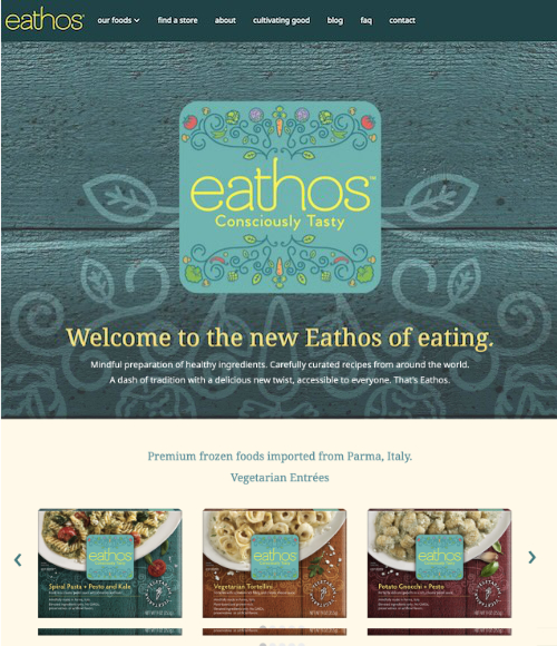 Eathos Website Design