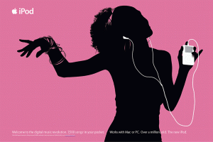 successful branding example from Apple's iPod launch campaign