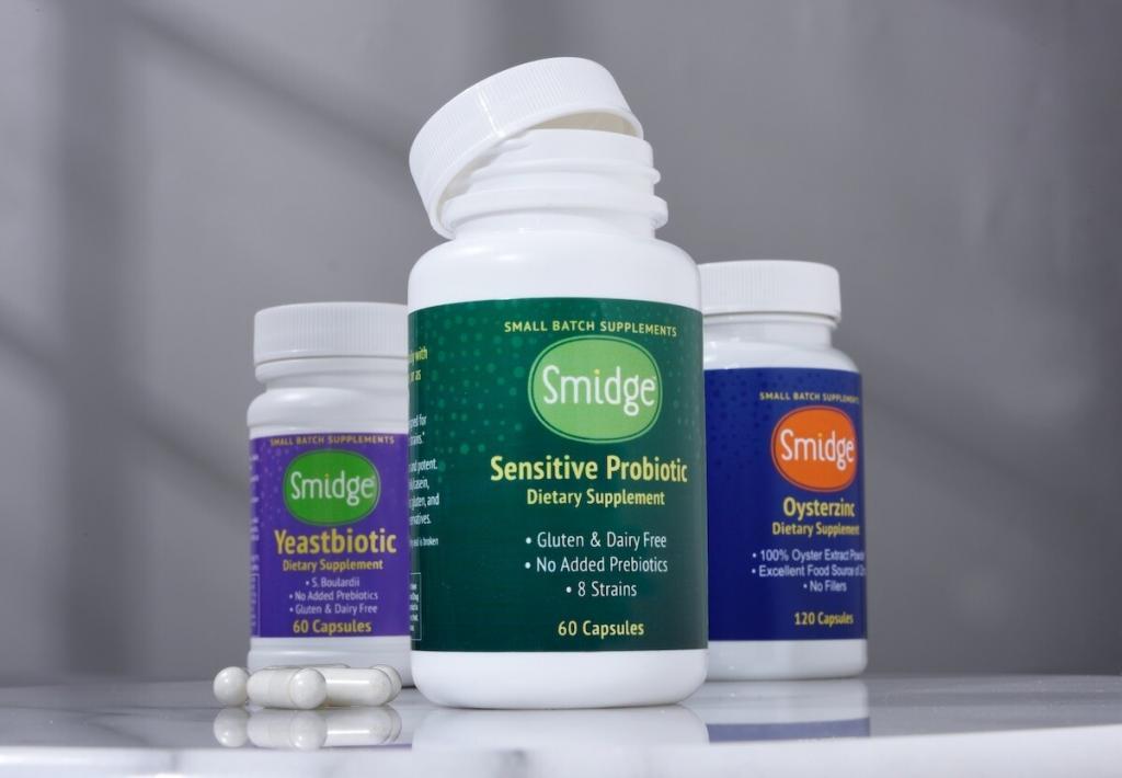 how to make your products look great online BN Branding's designs for Smidge, small batch supplements.
